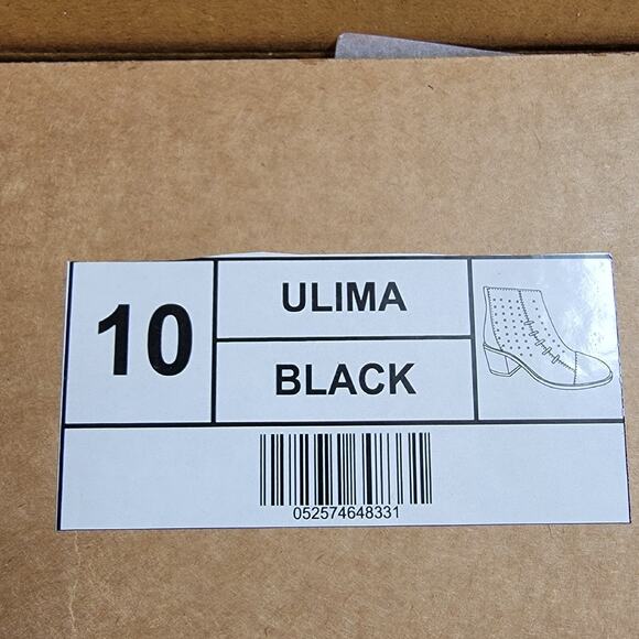 Journee Collection Ulima Leather Zipper Cap Toe Boots Black Women's Size 10 - Picture 8 of 9